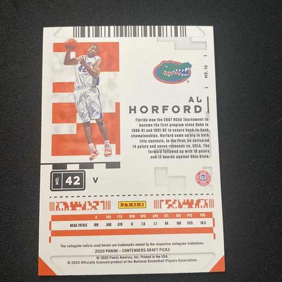 Al Horford - 2020 panini contenders draft picks #16 - Picture 2 of 3